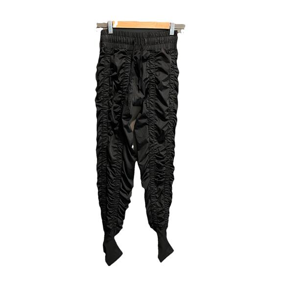 Agogie Black Wearable Resistance+40 Ruched Women's Activewear Pants Size Medium - Picture 1 of 5